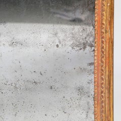 French Louis XVI Giltwood Mercury Mirror, Circa 1750–1780
