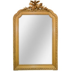 French Louis XVI Giltwood Mirror, circa 1920