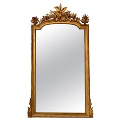 French Louis XVI Giltwood Mirror