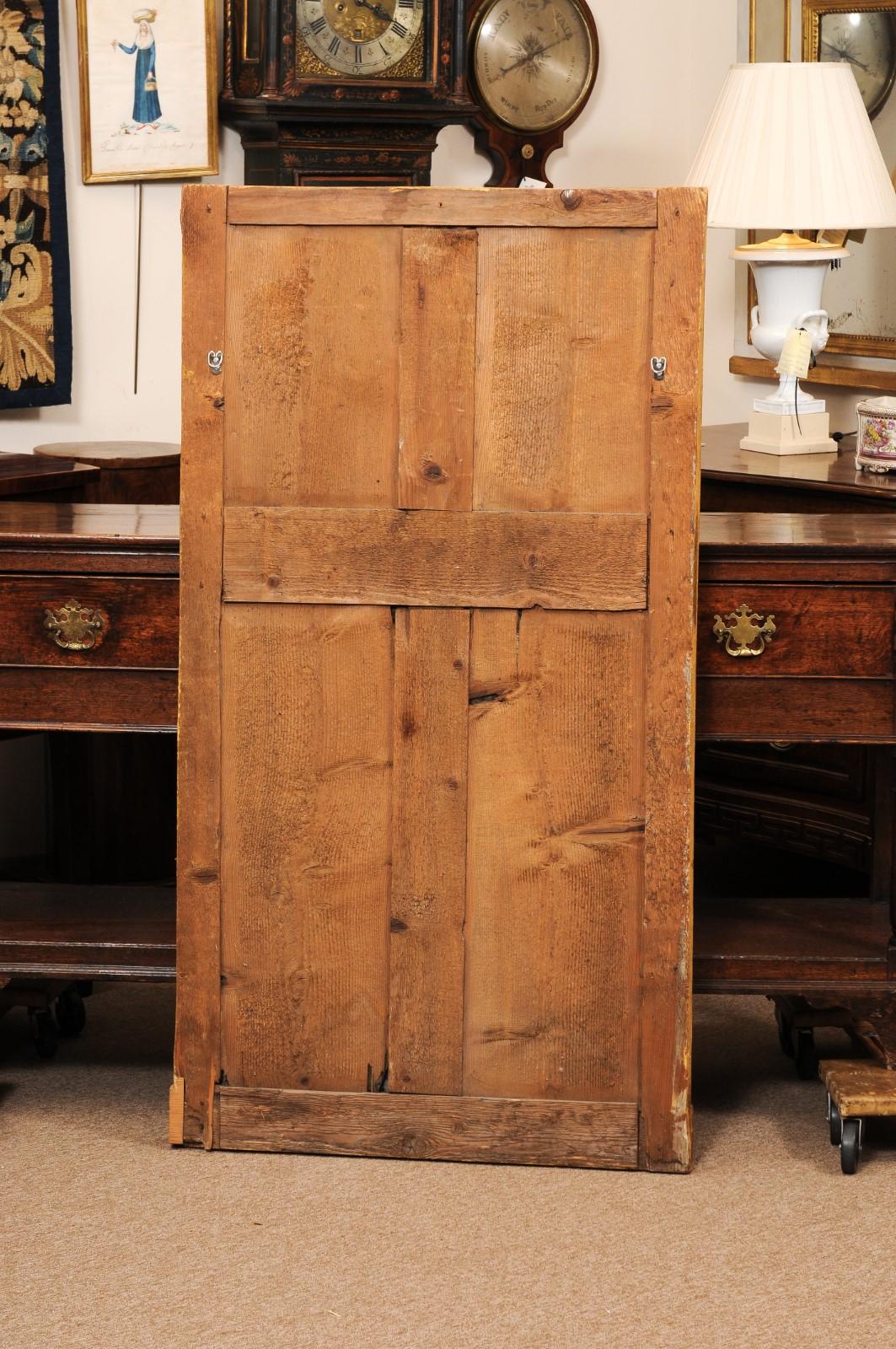 Specchio francese Luigi XVI in legno dorato con dettaglio intagliato e dipinto con colombe in vendita 8
