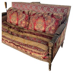 French Louis XVI Giltwood Sofa by EJ Victor
