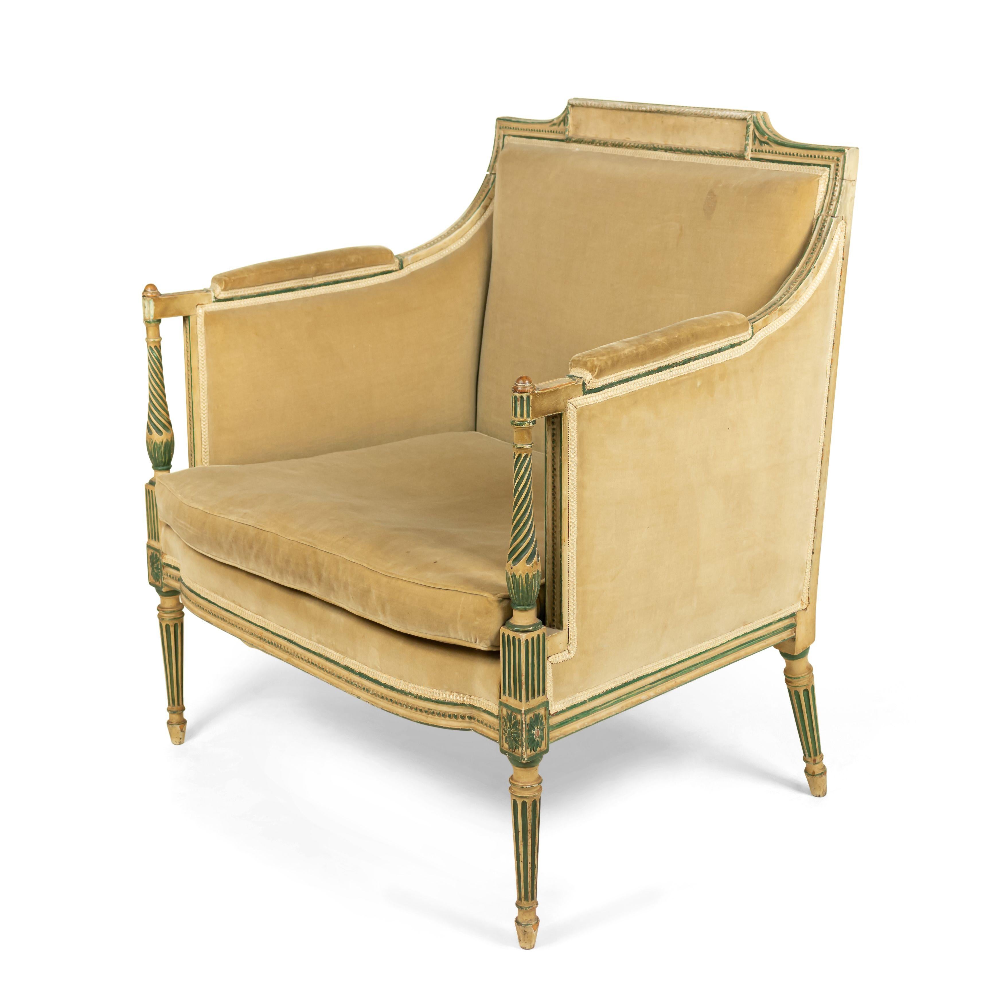 French Louis XVI Bergère Armchair 2