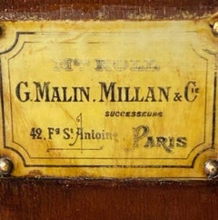 French Louis XVI Inlaid Mahogany Breakfront Bookcase, circa 1900