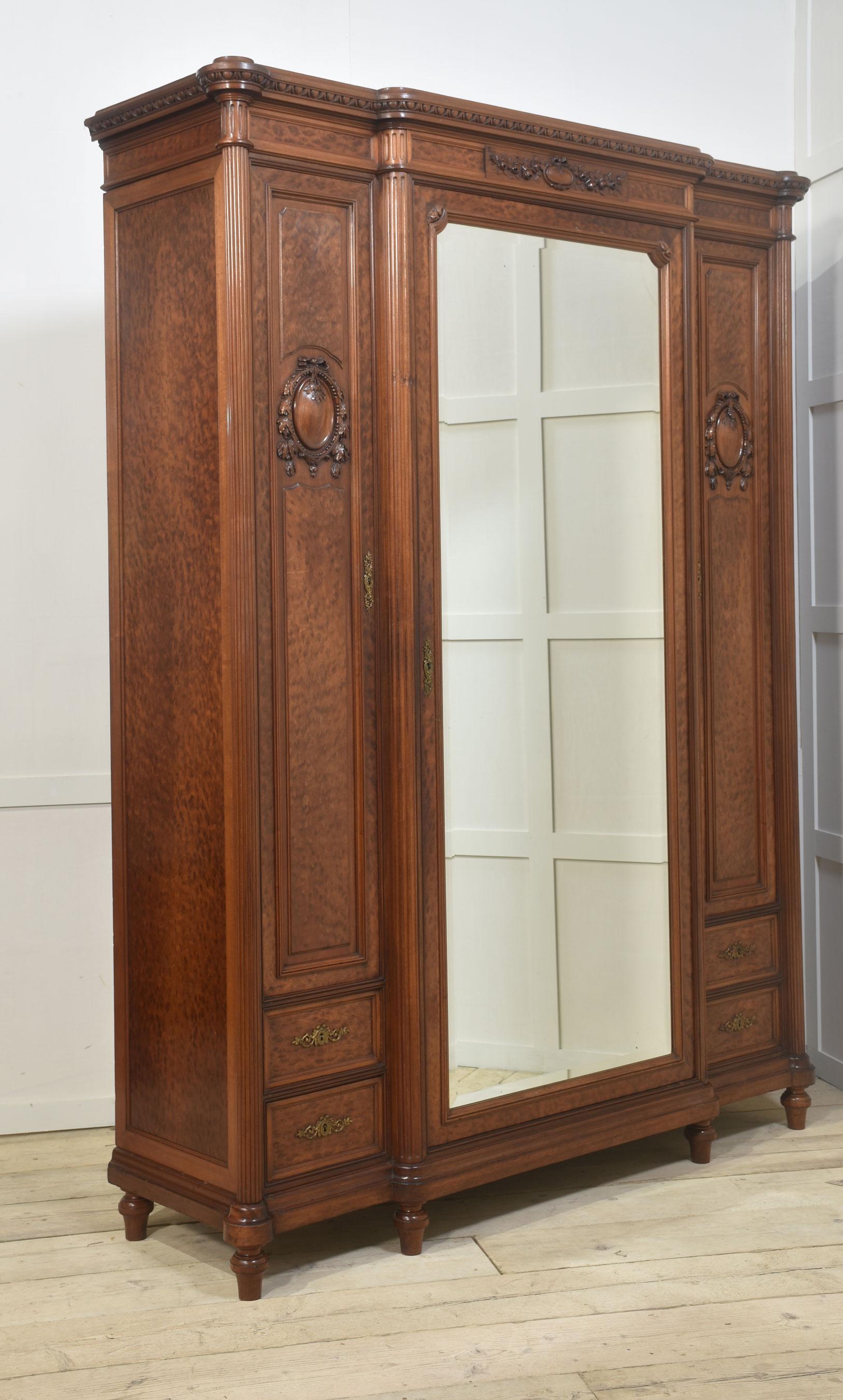 French Louis XVI Mahogany Armoire For Sale 6