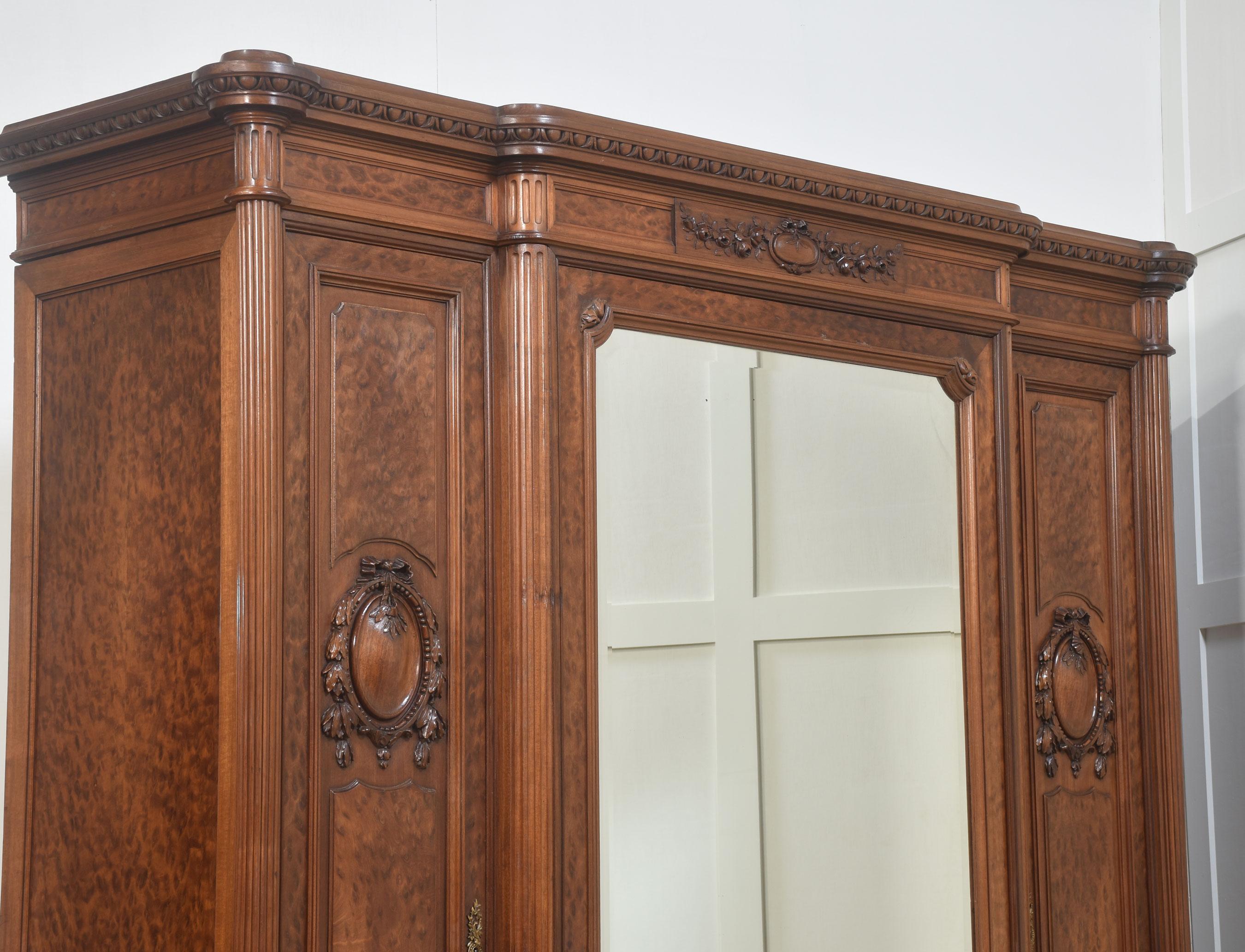 French Louis XVI Mahogany Armoire For Sale 7