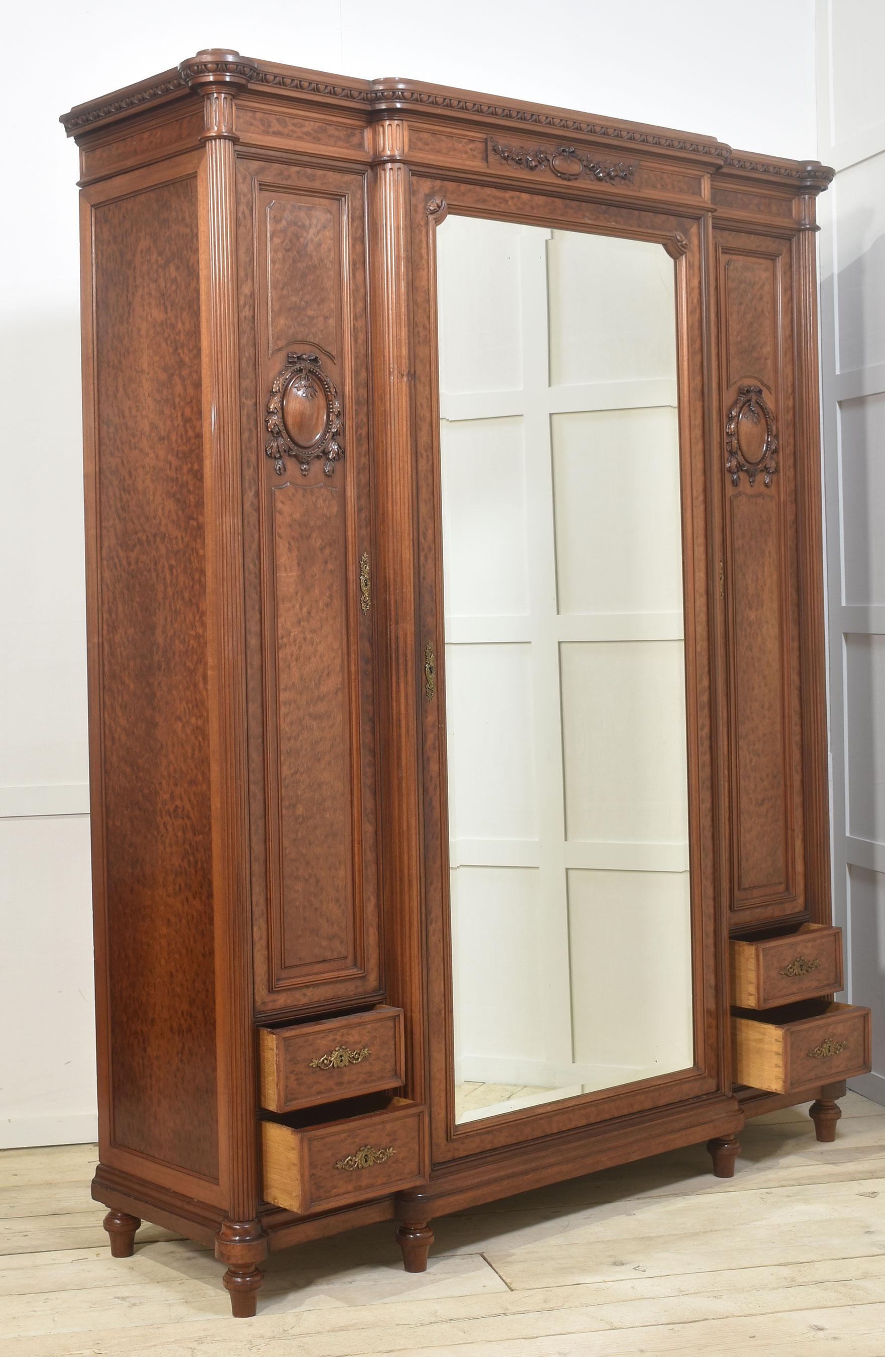 French Louis XVI Mahogany Armoire For Sale 11