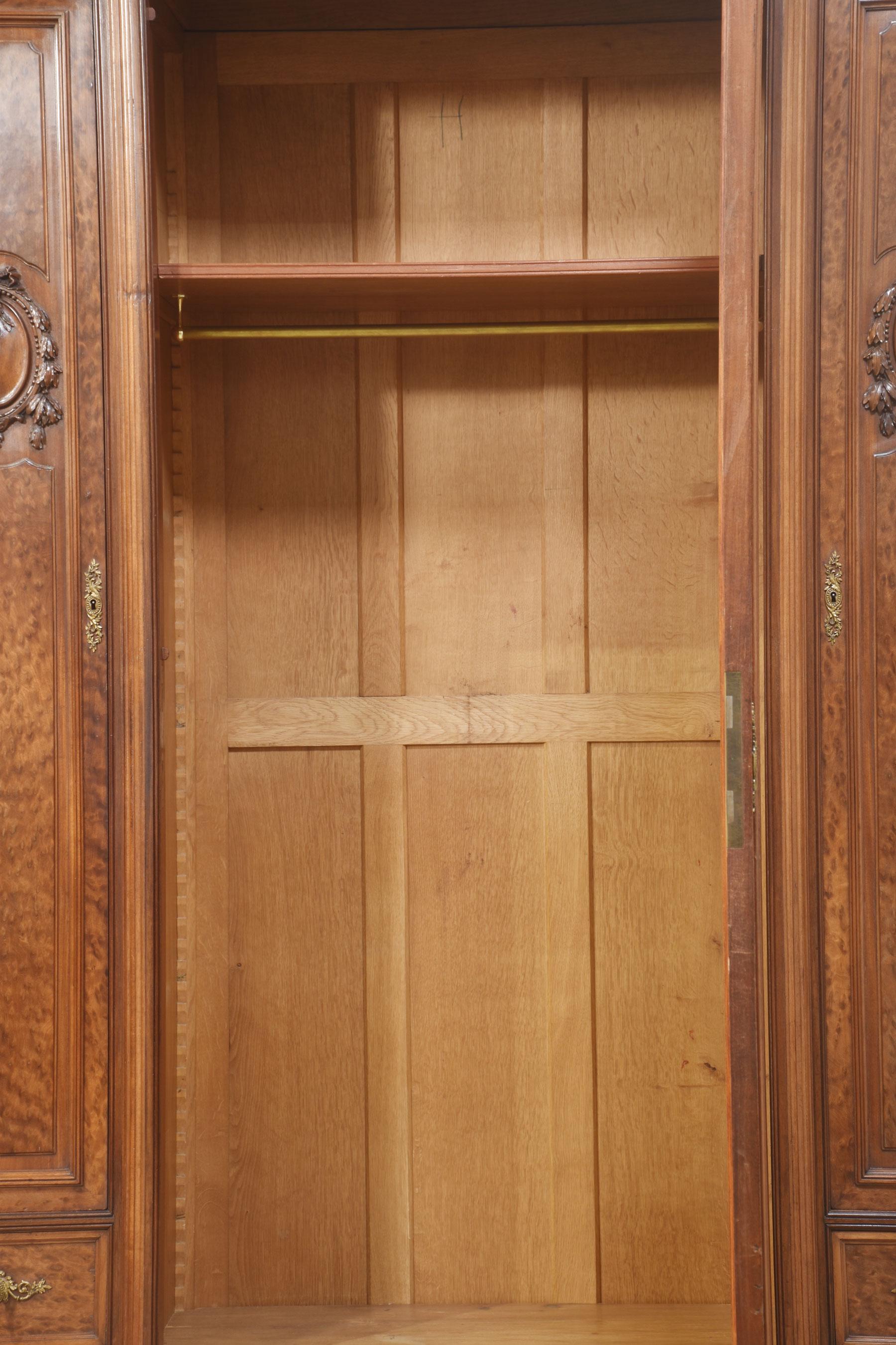 French Louis XVI Mahogany Armoire For Sale 1