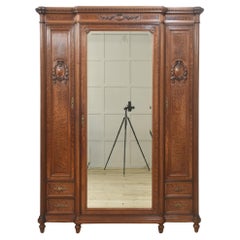 Armoire francese in mogano Luigi XVI