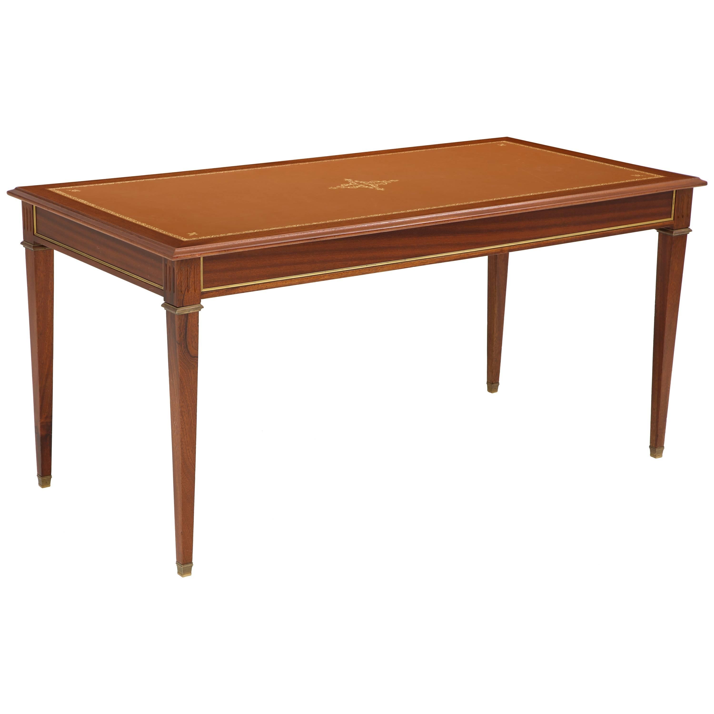 French Louis XVI Mahogany Desk