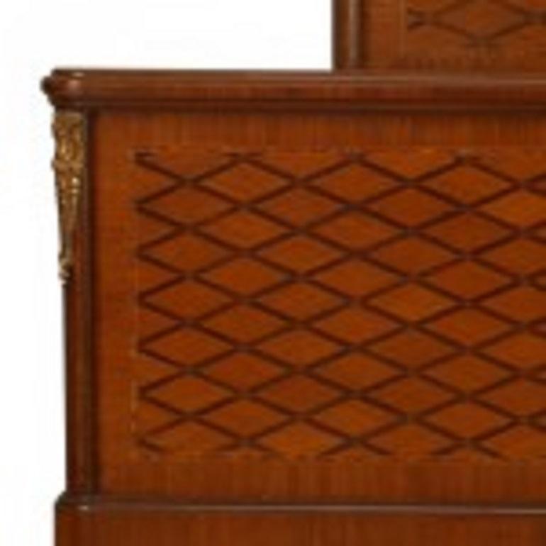 19th Century French Louis XVI Mahogany Full Bed For Sale