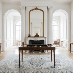 French Louis XVI Mahogany Writing Desk Tric-Trac Game Table circa 1785