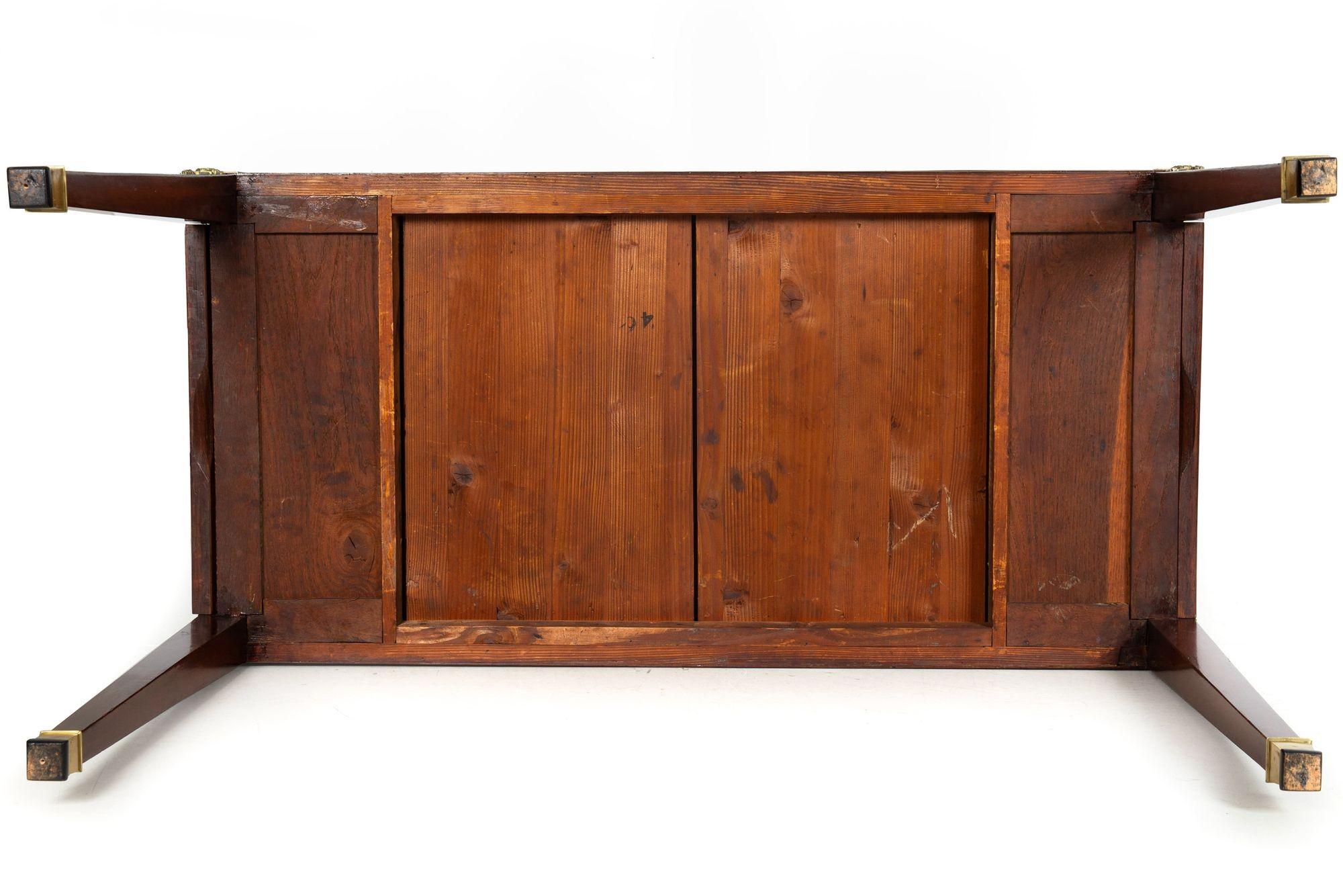 French Louis XVI Mahogany Writing Desk Tric-Trac Game Table circa 1785 For Sale 14