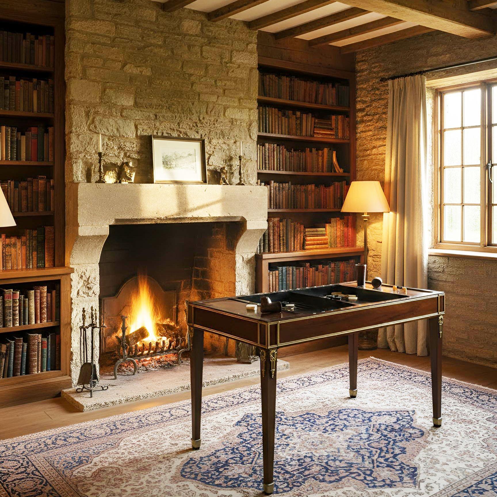 Gilt French Louis XVI Mahogany Writing Desk Tric-Trac Game Table circa 1785 For Sale