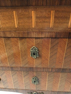 French Louis XVI Marble Top Small Commode Lingerie Chest