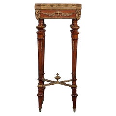French Louis XVI Marble-Top Stand