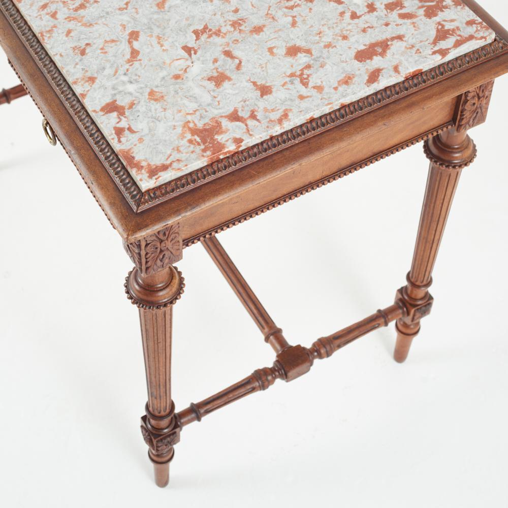 Early 20th Century French Louis XVI Marble-Top Table