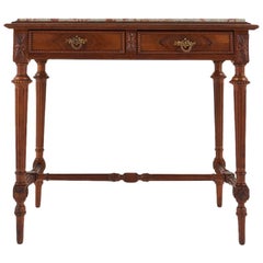 French Louis XVI Marble-Top Table