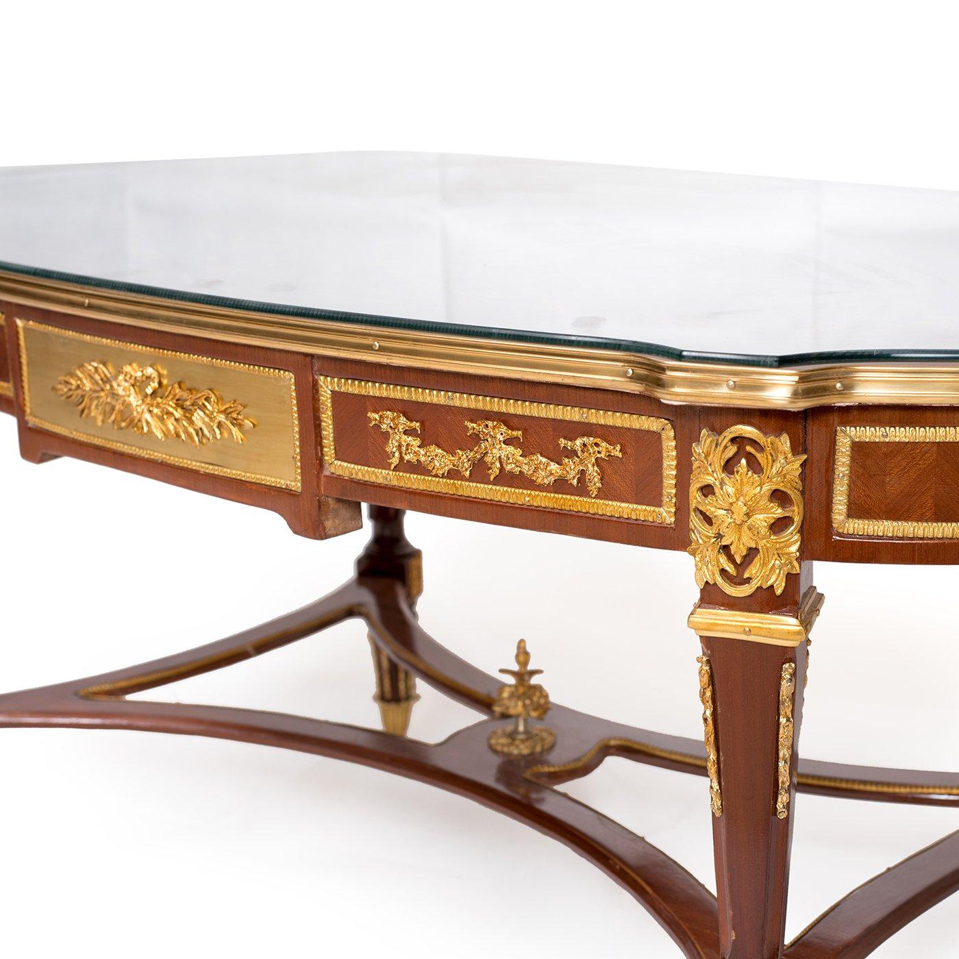 French Louis XVI Marquetry Inlaid Table (3 Set), 20th Century For Sale 9