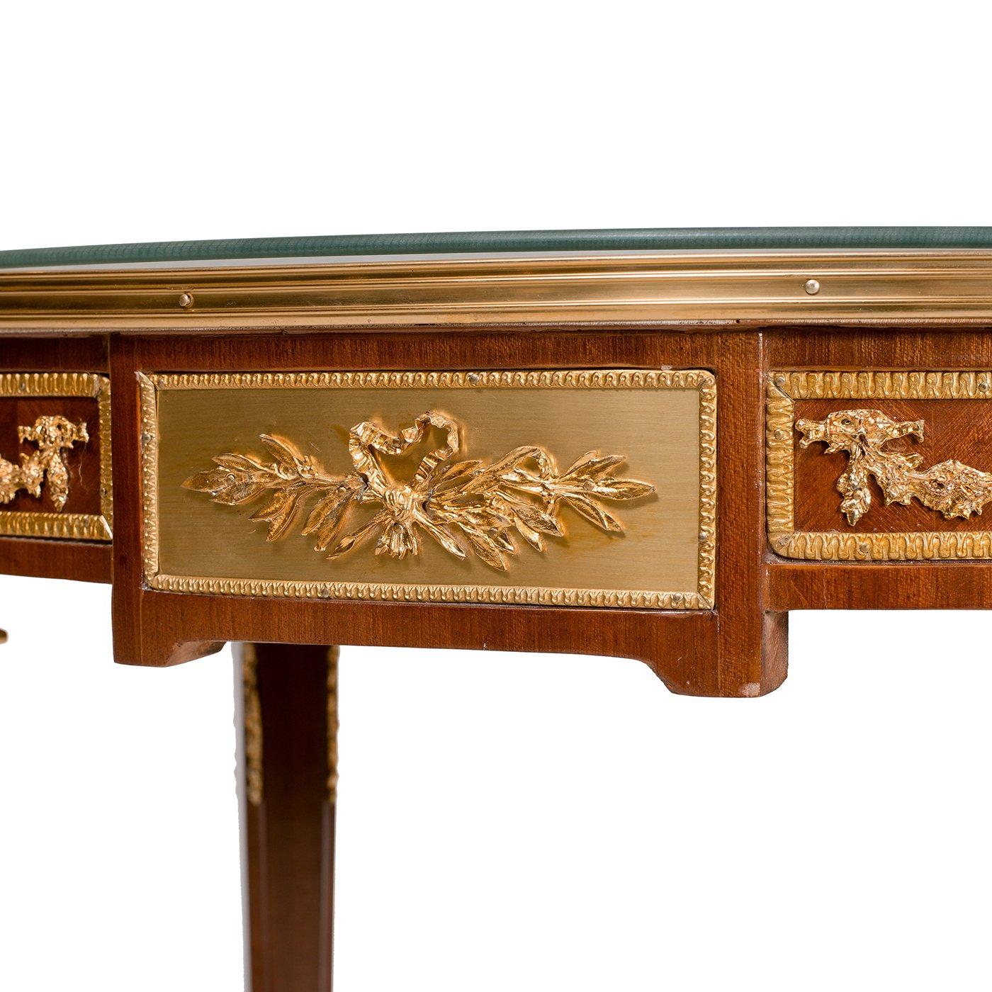 French Louis XVI Marquetry Inlaid Table (3 Set), 20th Century For Sale 4