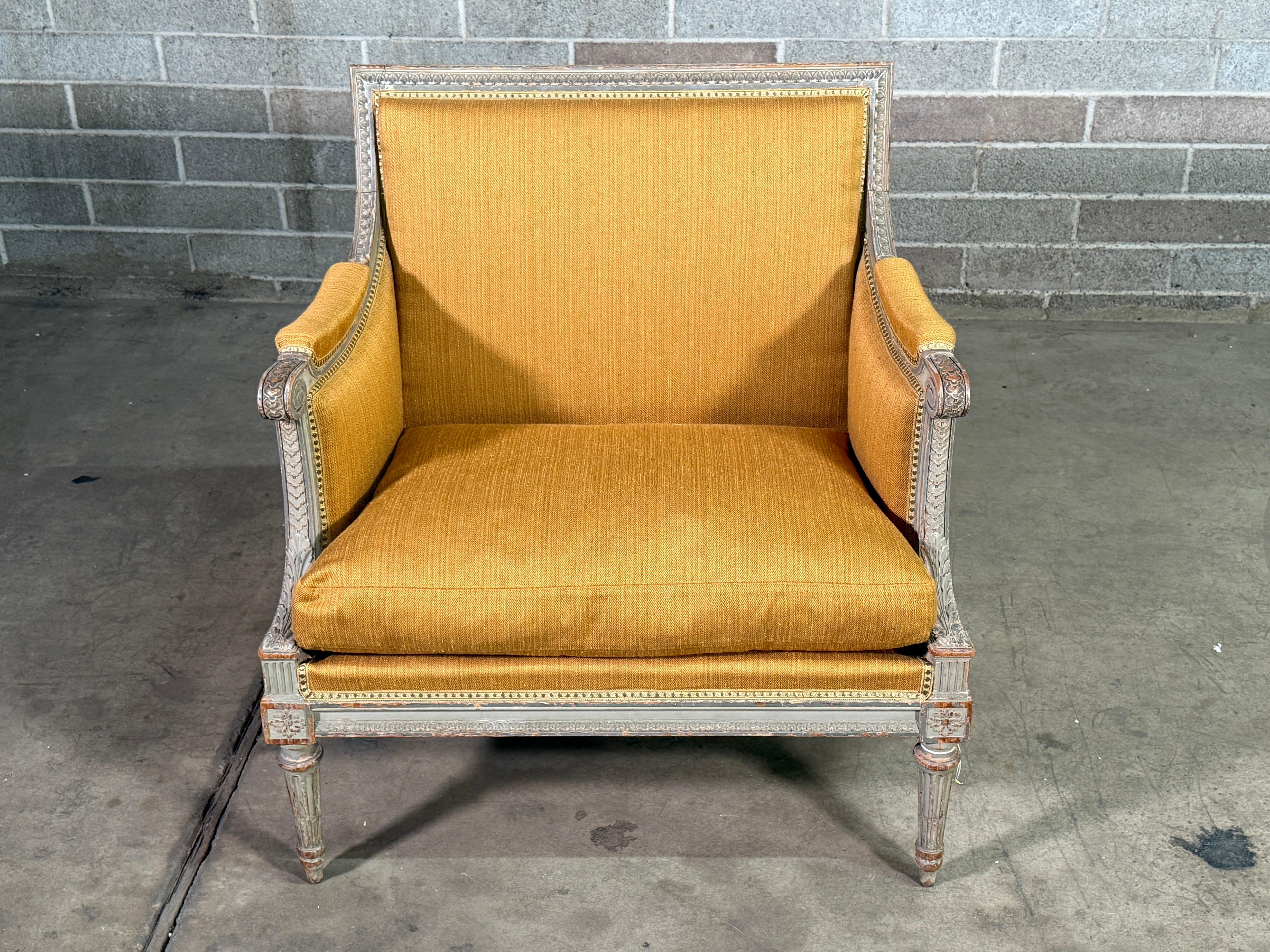 Mid 19th Century French Louis XVI Marquise Children's Chair In Good Condition In Scottsdale, AZ