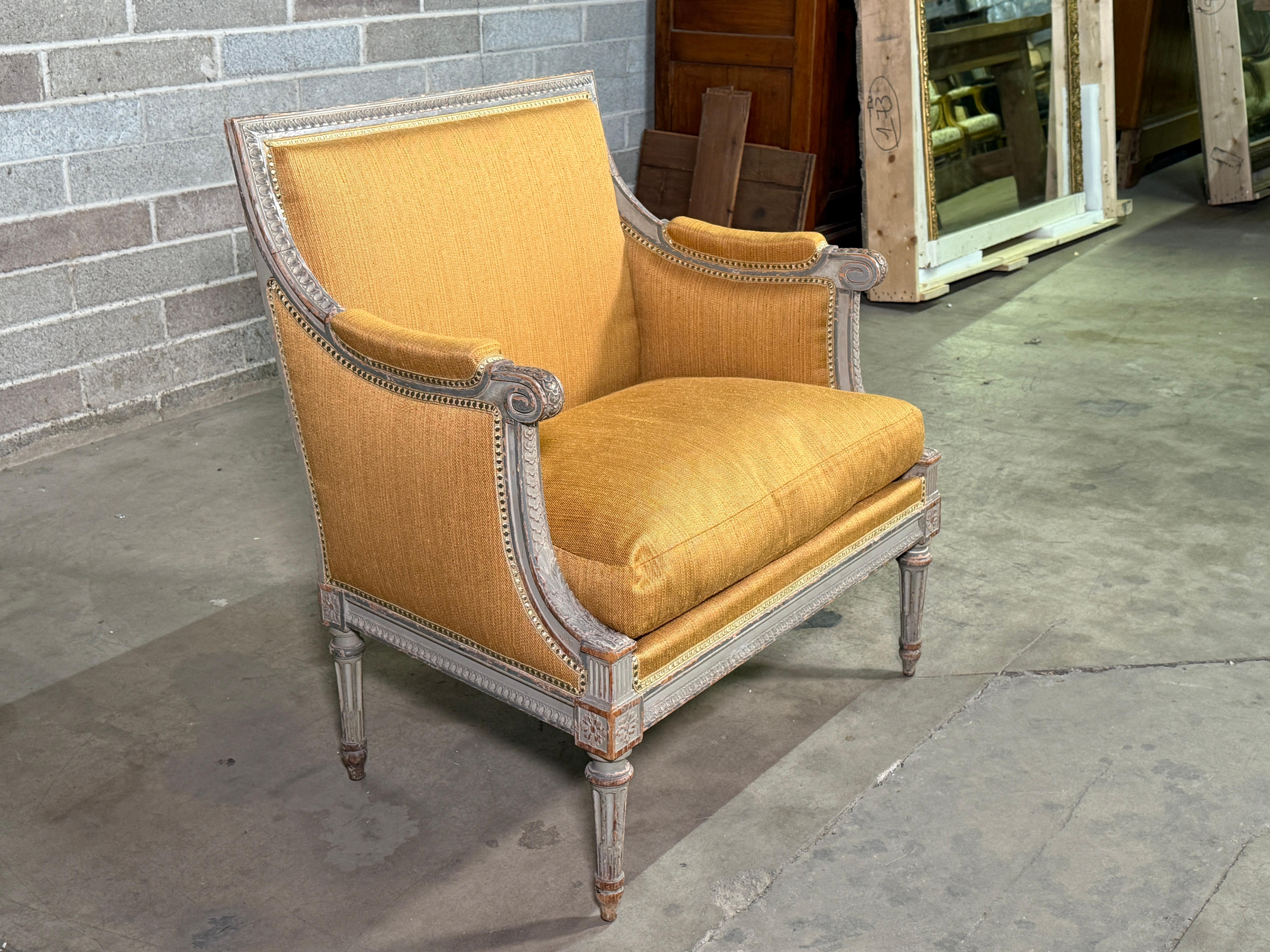 Mid 19th Century French Louis XVI Marquise Children's Chair 1