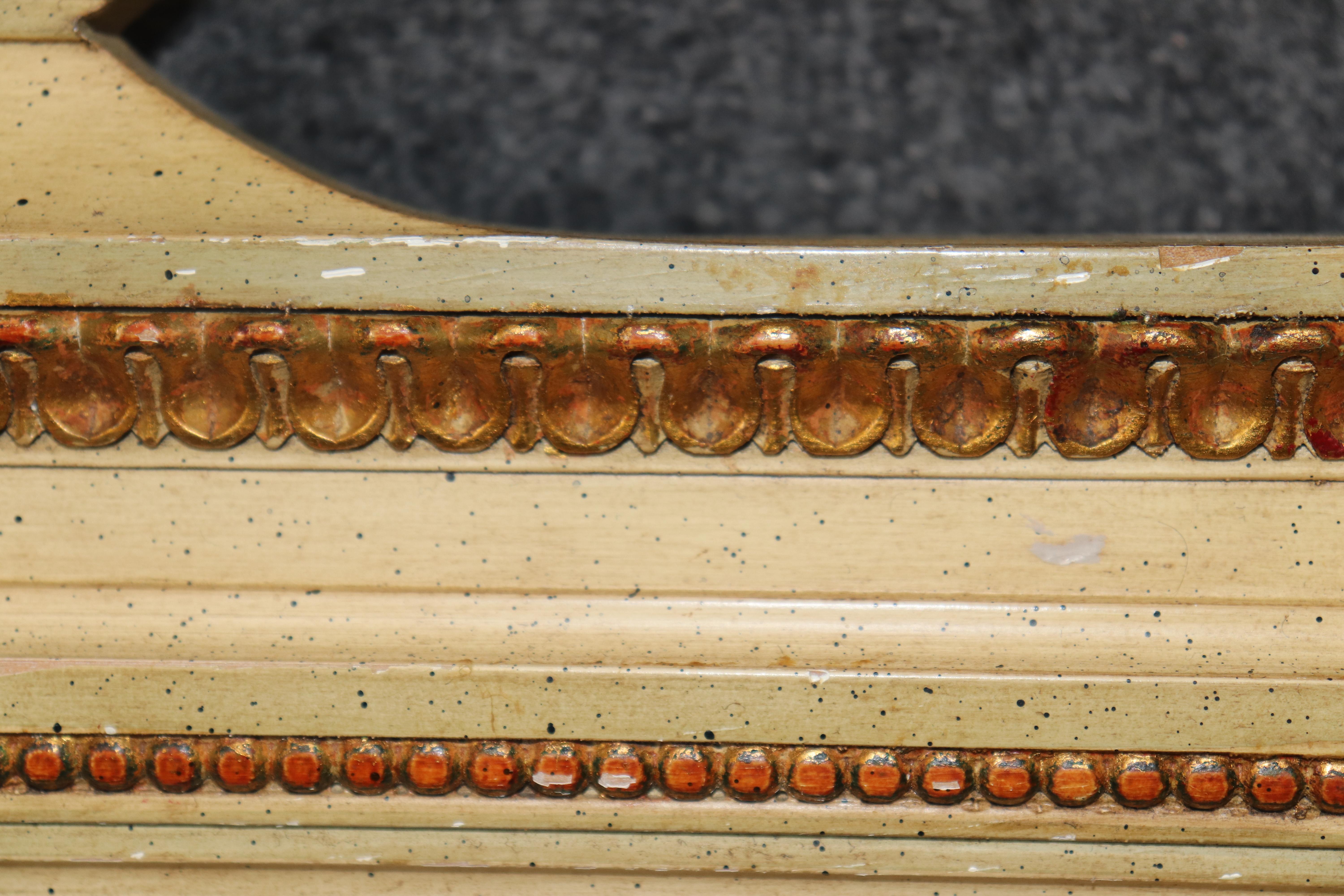 Tête de lit Louis XVI décorée à la peinture en vente 3