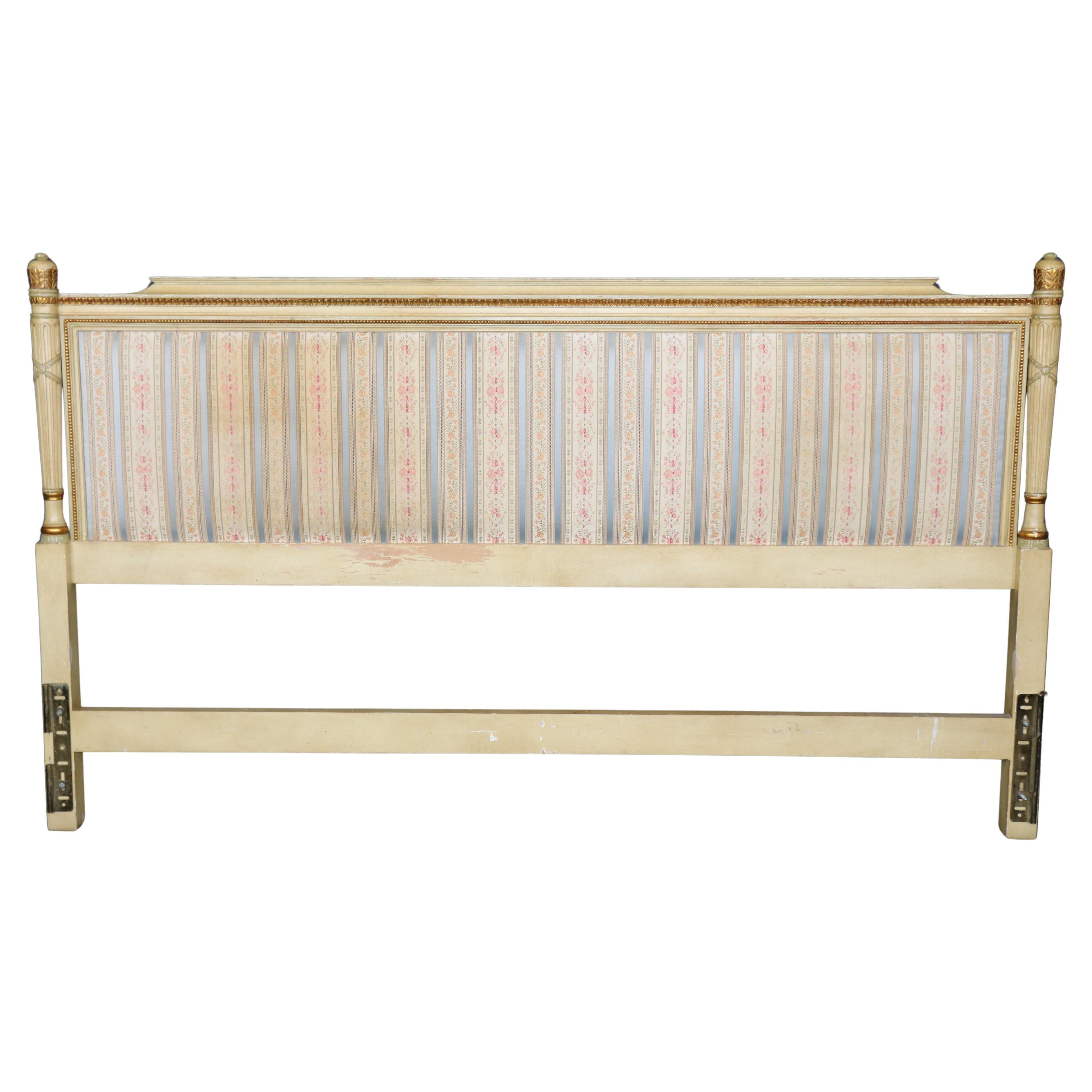Tête de lit Louis XVI décorée à la peinture en vente