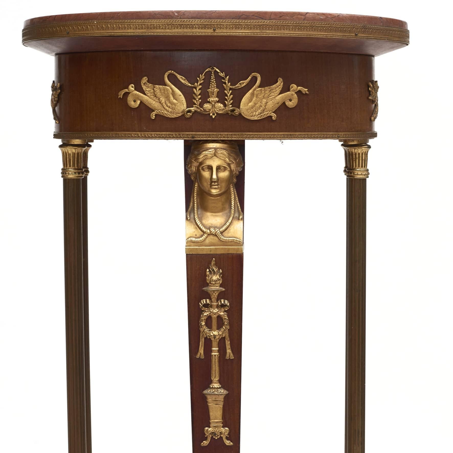 20th Century Antique French Louis XVI Pedestal, c 1900 For Sale