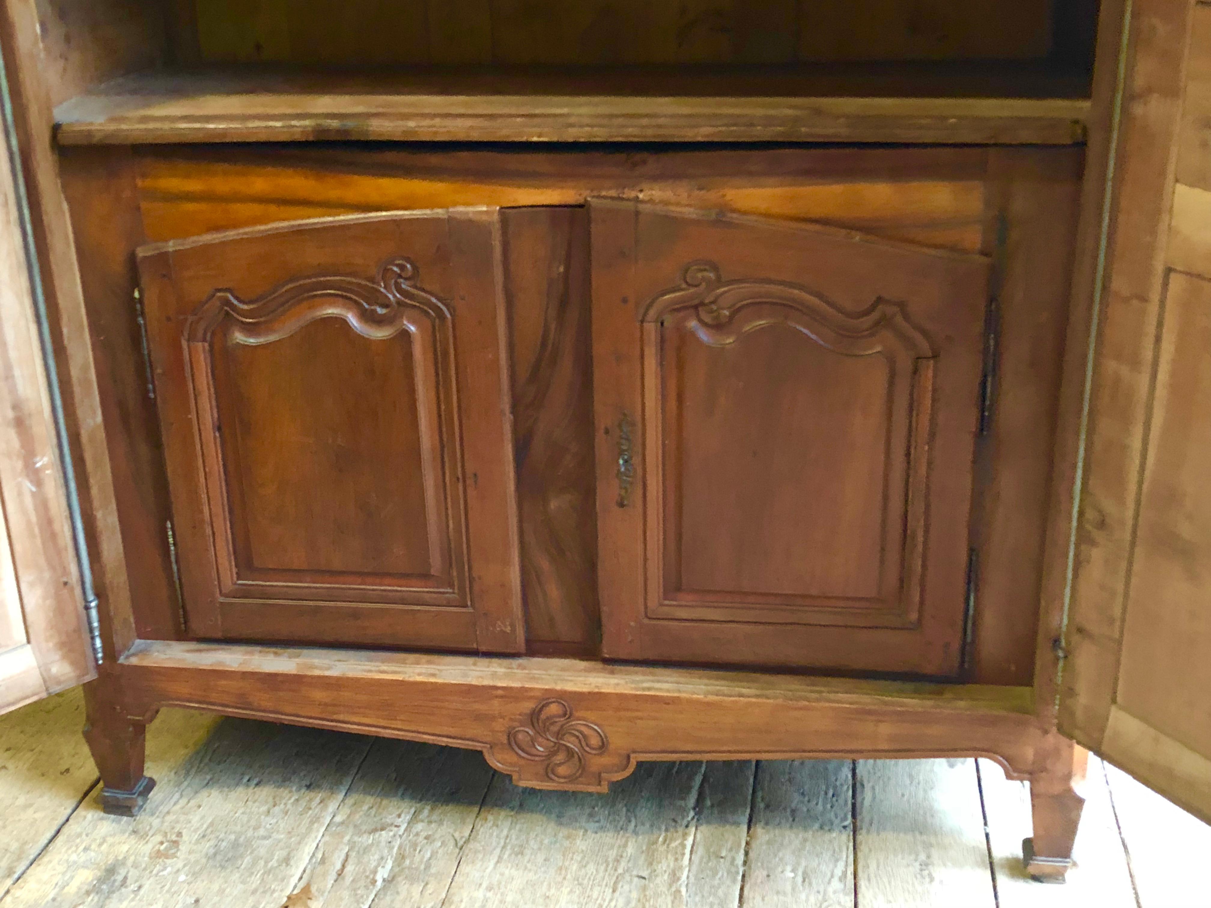 French Louis XVI Period Armoire in Walnut, circa 1790 10