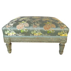 French Louis XVI Period Carved Foot Stool