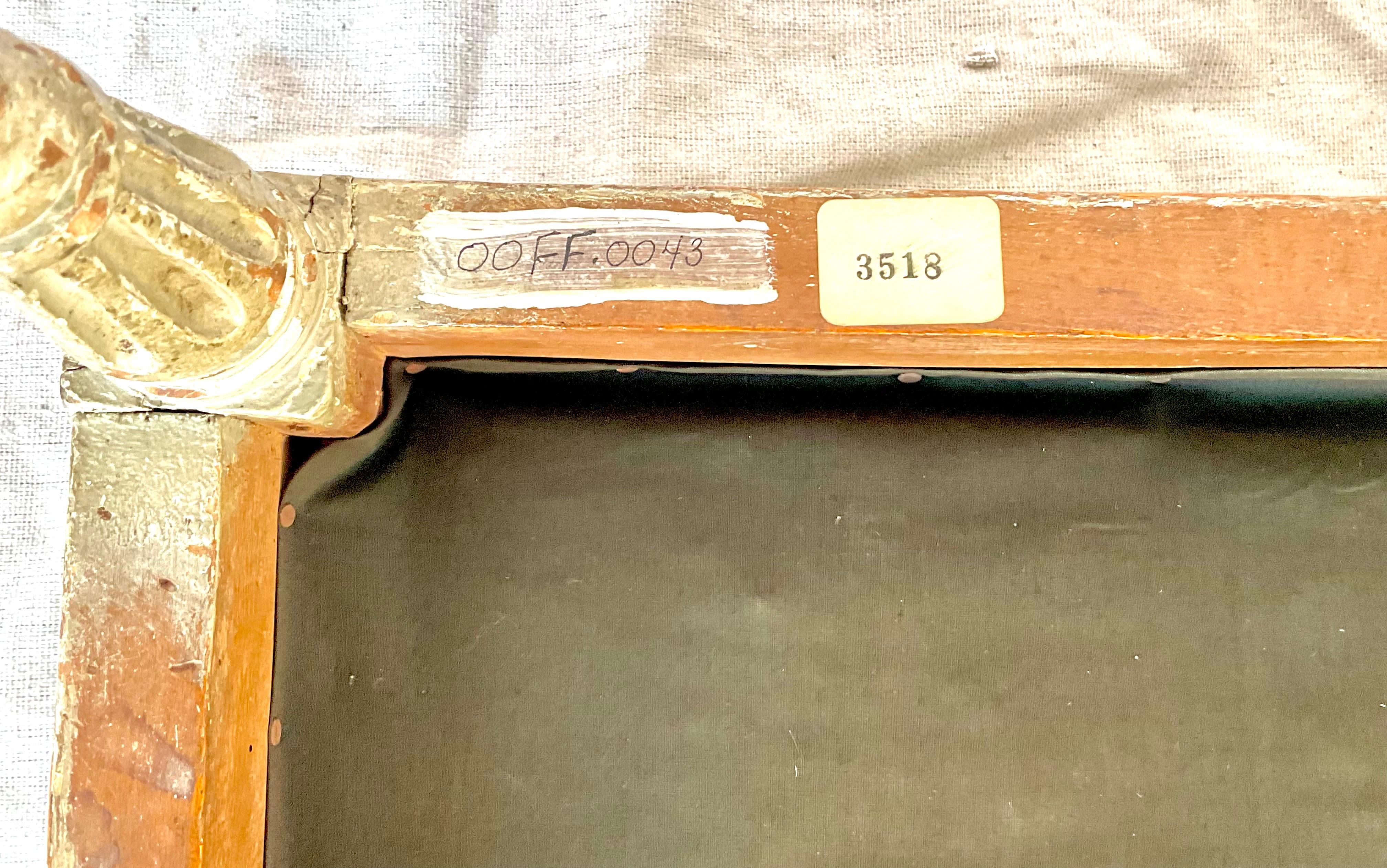 Französisch Louis XVI Periode geschnitzt Fuß Schemel im Angebot 2