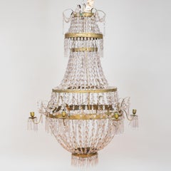 Exceptional French Louis XVI Period Crystal Chandelier, circa 1790