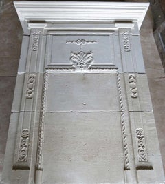 French Louis XVI Style Music Attributes with Trumeau, 19th Century, Paris France