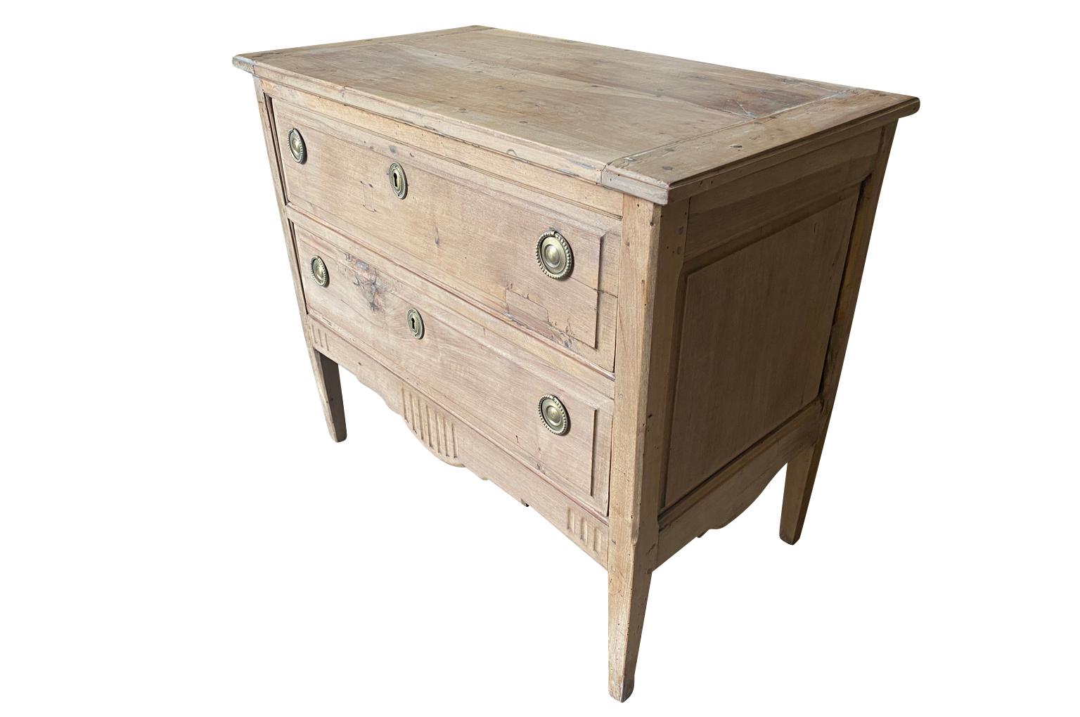 18th Century and Earlier French Louis XVI Period Sautuese Commode For Sale