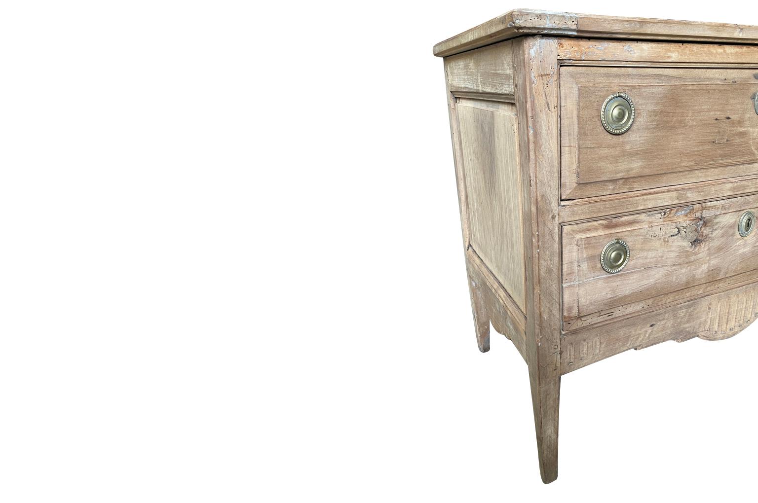 French Louis XVI Period Sautuese Commode For Sale 1