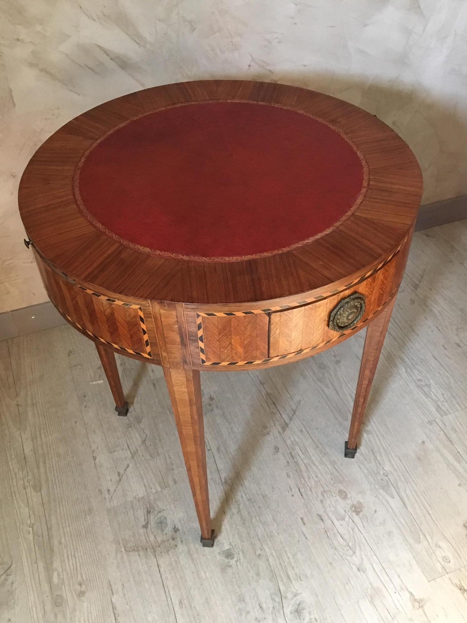 French Louis XVI Period Signed Richard Playing Bouillotte Table 1
