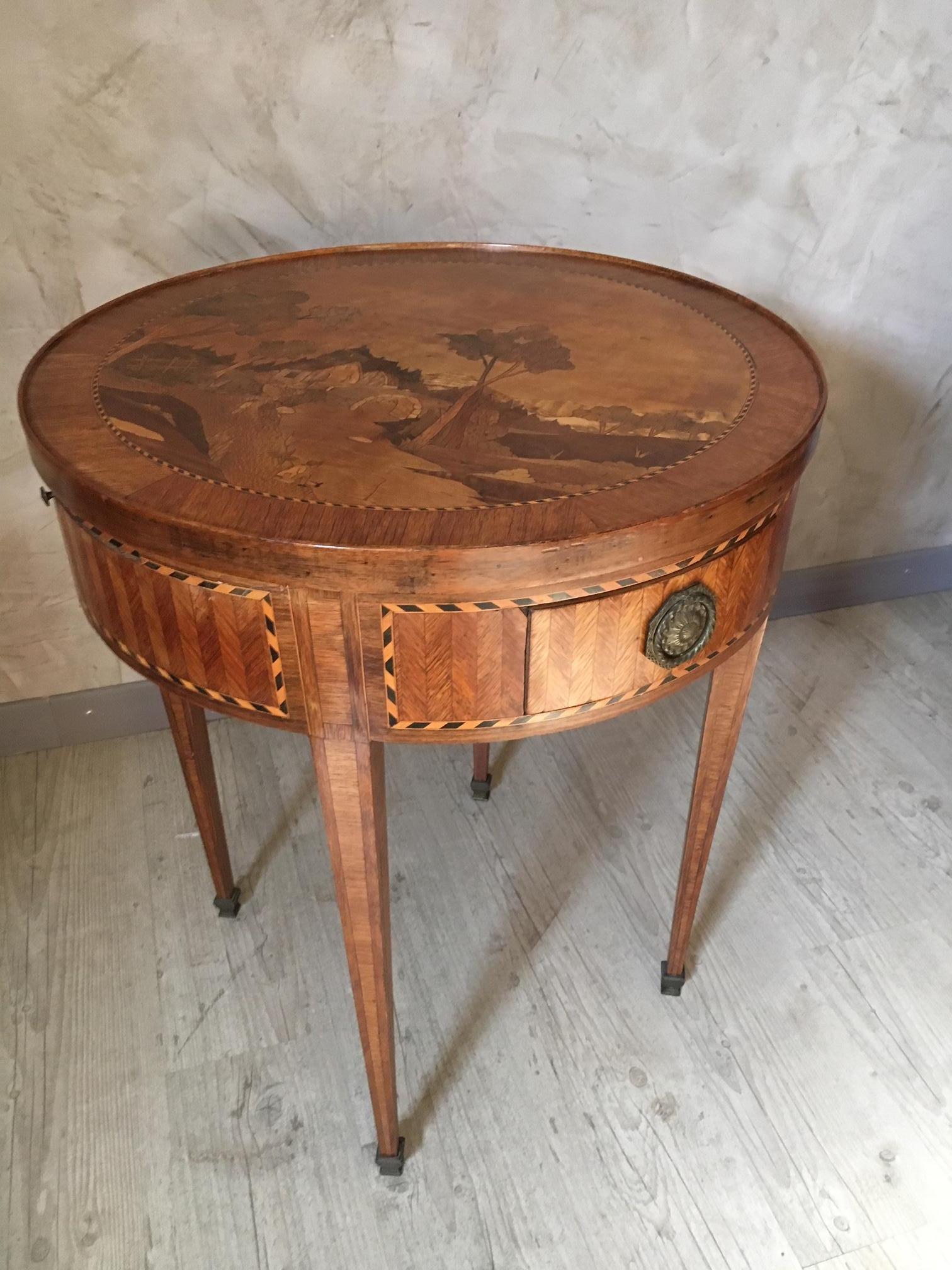 French Louis XVI Period Signed Richard Playing Bouillotte Table 4