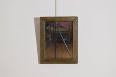 Petit miroir d'époque Louis XVI en argent et en vermeil, dernier quart du XVIIIe siècle