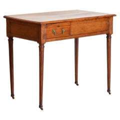 French Louis XVI Period Walnut 2-Drawer Writing Table, ca. 1780