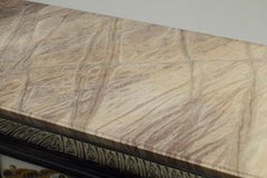 French Louis XVI Style Petite Commode with Bronze and Porcelain Mountings