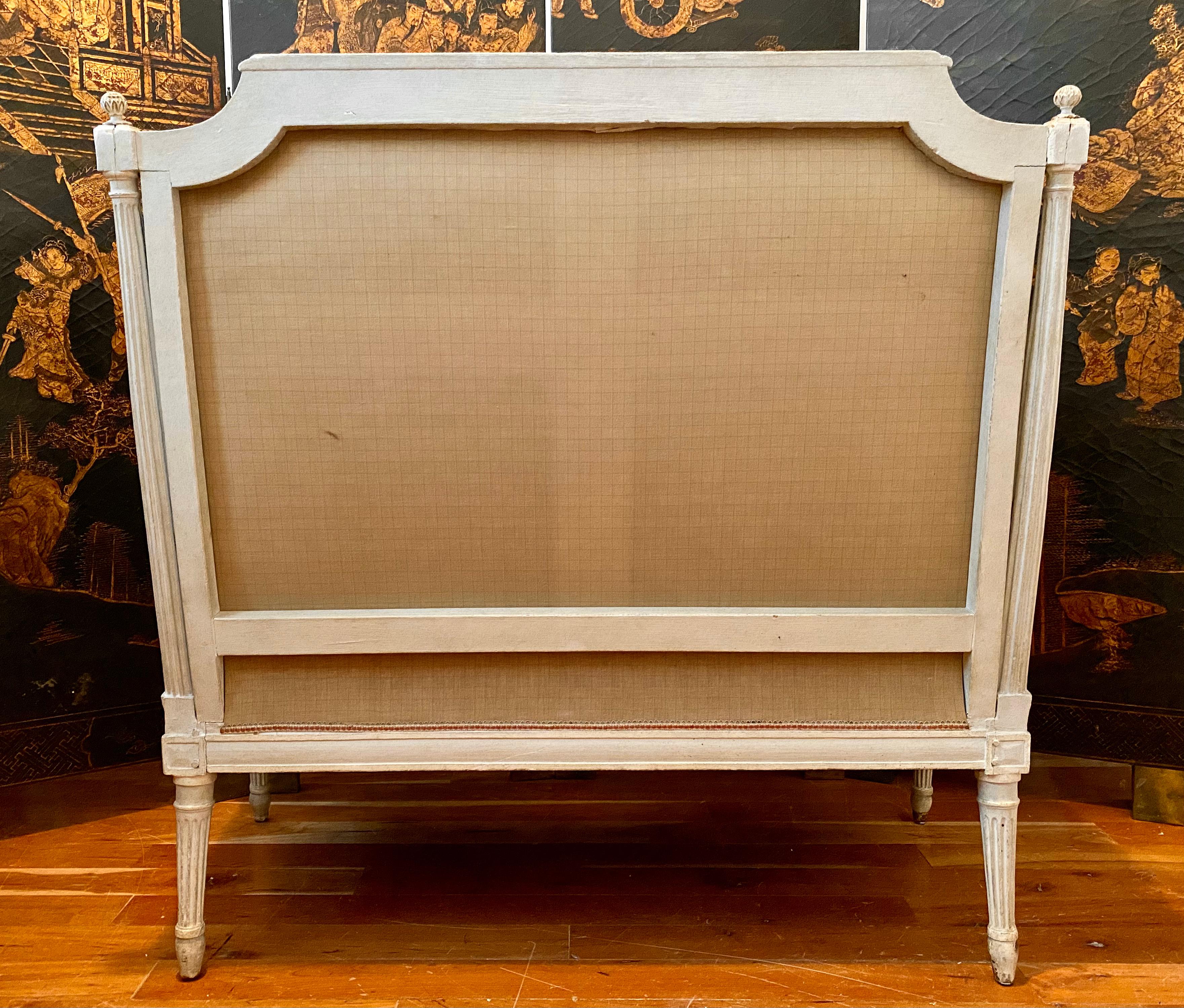 Upholstery French Louis XVI Provençal Settee, 18th Century For Sale