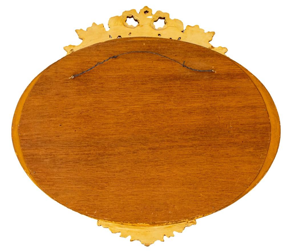 French Louis XVI revival giltwood mirror. 
Dimensions 27