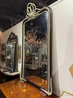French Louis XVI Rope Mirror