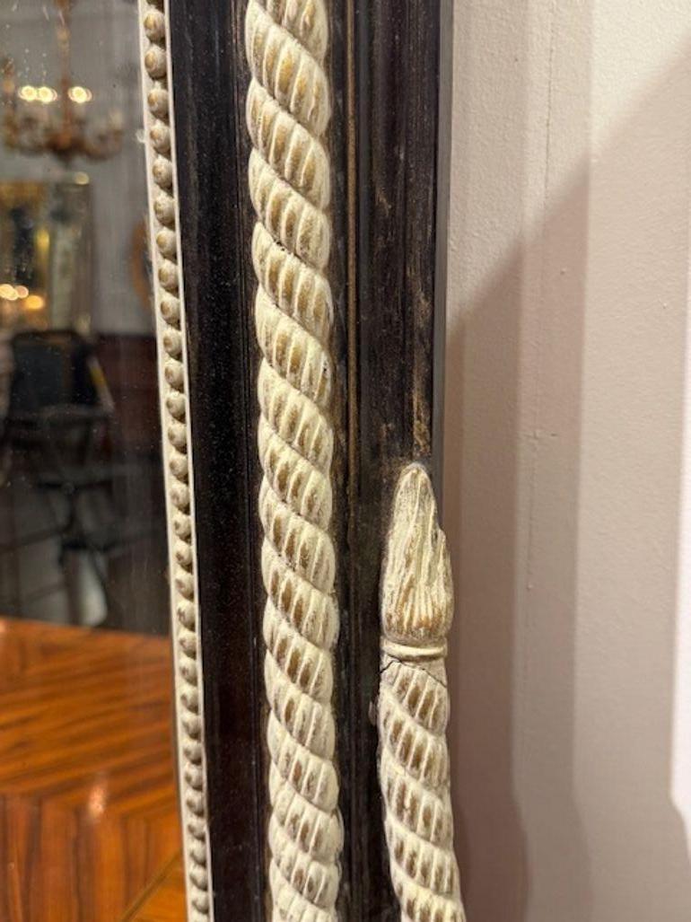 French Louis XVI Rope Mirror For Sale 2