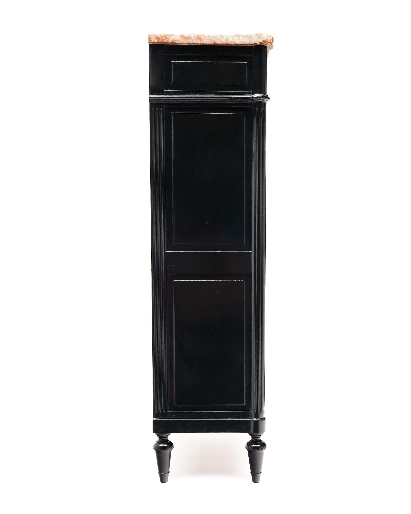 French Louis XVI Semainier with Marble For Sale 2