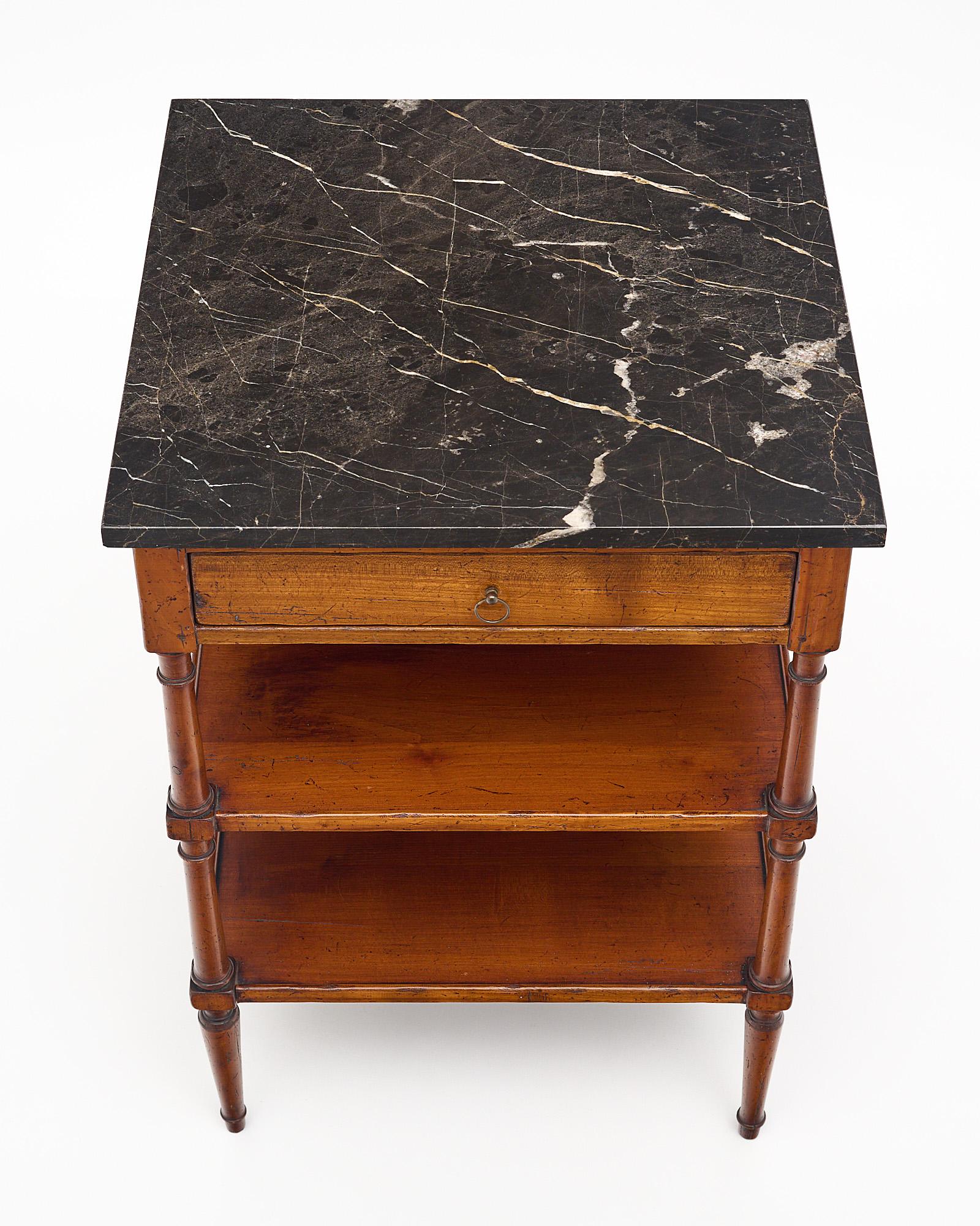Marble French Louis XVI Side Table