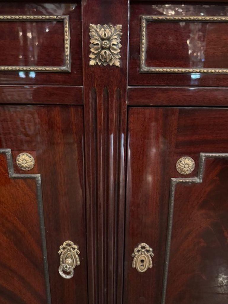 Mahogany French Louis XVI Sideboard For Sale