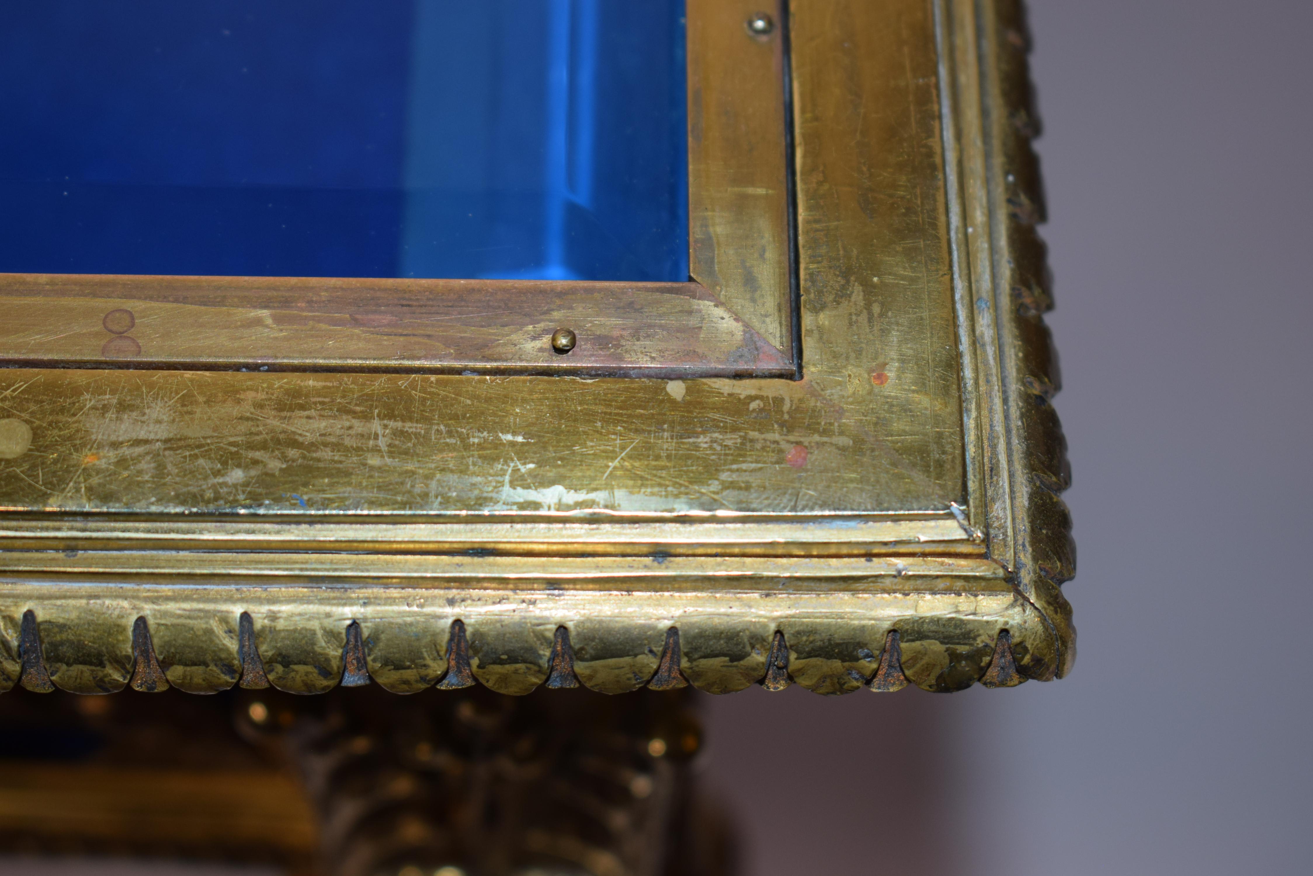 Table de Vitrine française Louis XVI en bronze massif en vente 5