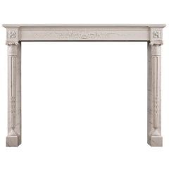 Französisch Louis XVI Statuary Marmor antiken Kamin