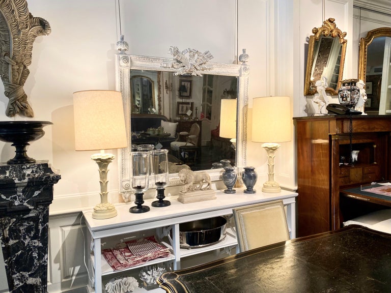 French Louis XVI Style 19th Century Large Mirror For Sale 13